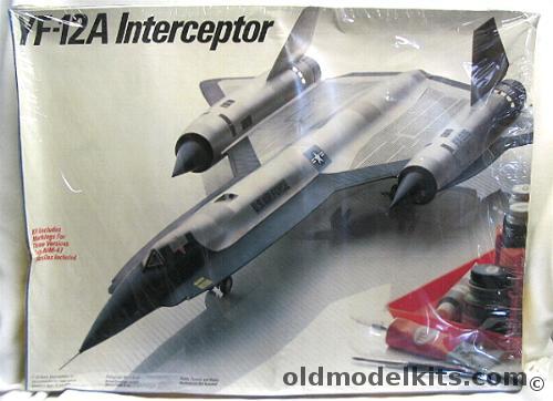 Testors 1/48 YF-12A Interceptor, 588 plastic model kit